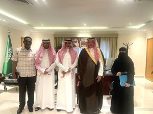محافظ الجبيل يستقبل المدير التنفيذي لجمعية “مرفق”